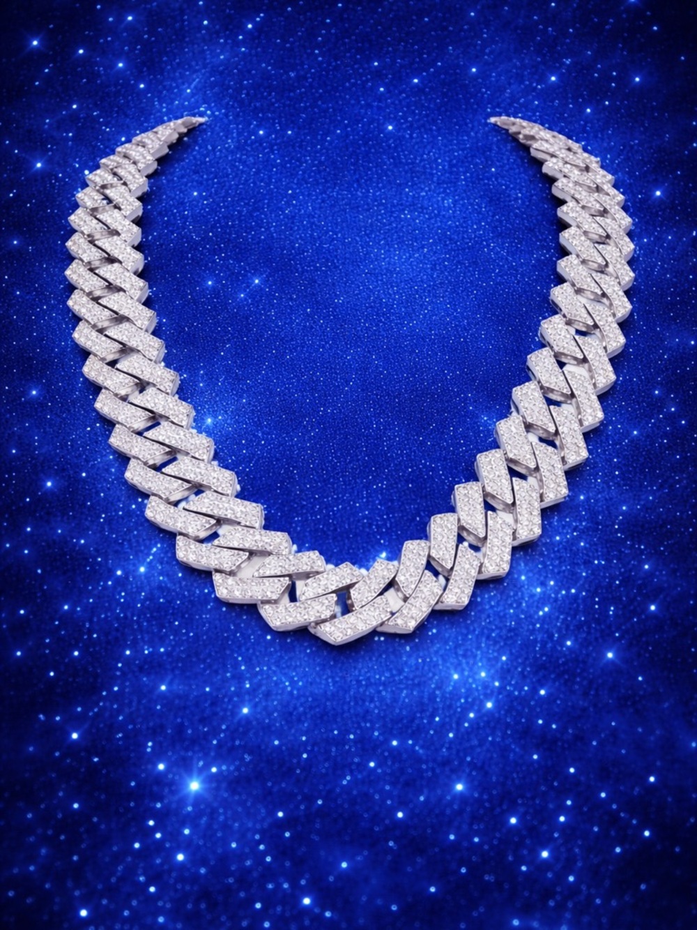 Iced 21 inch Miami Cuban Link Chain for Men and Women